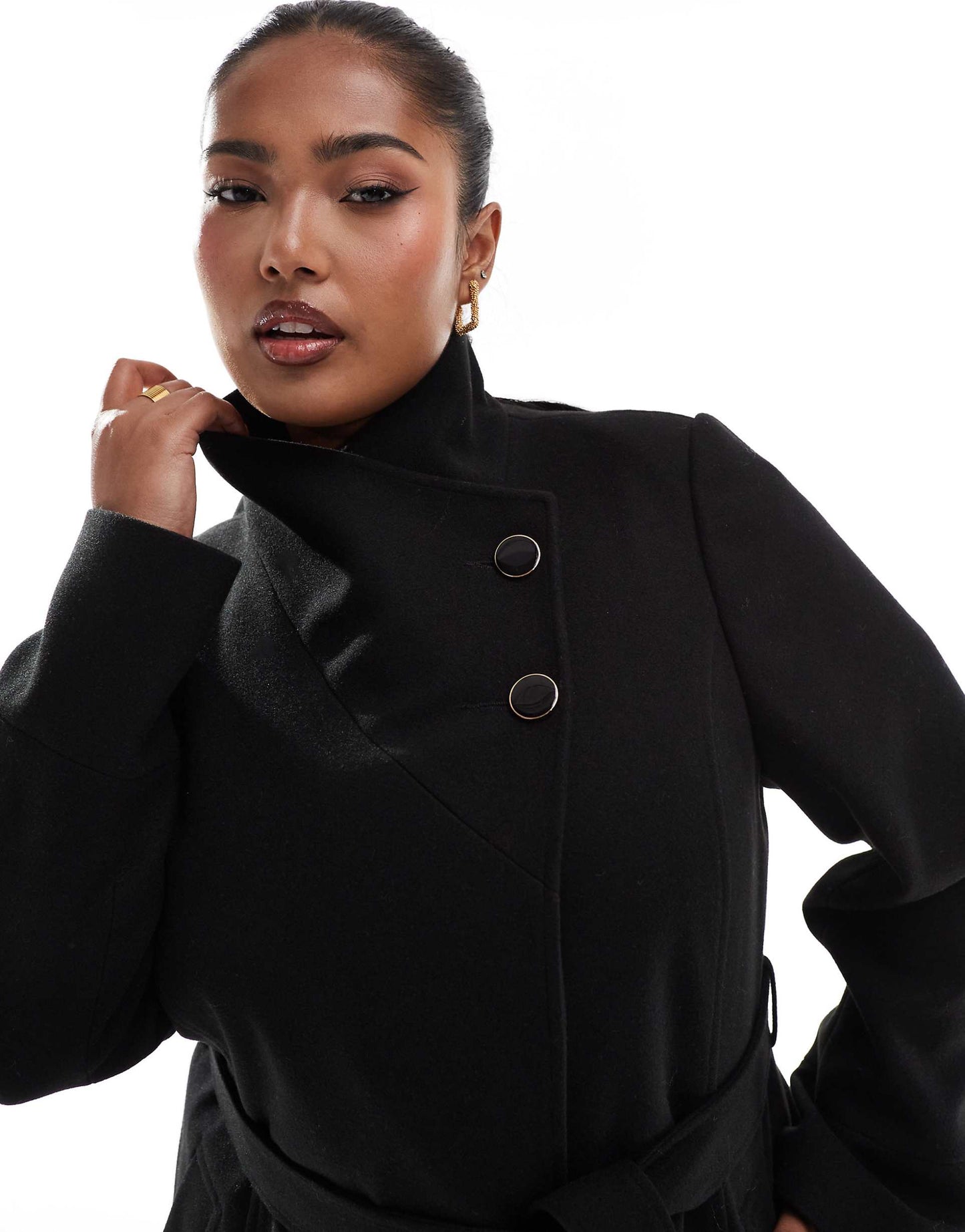 Wrap Wool Coat