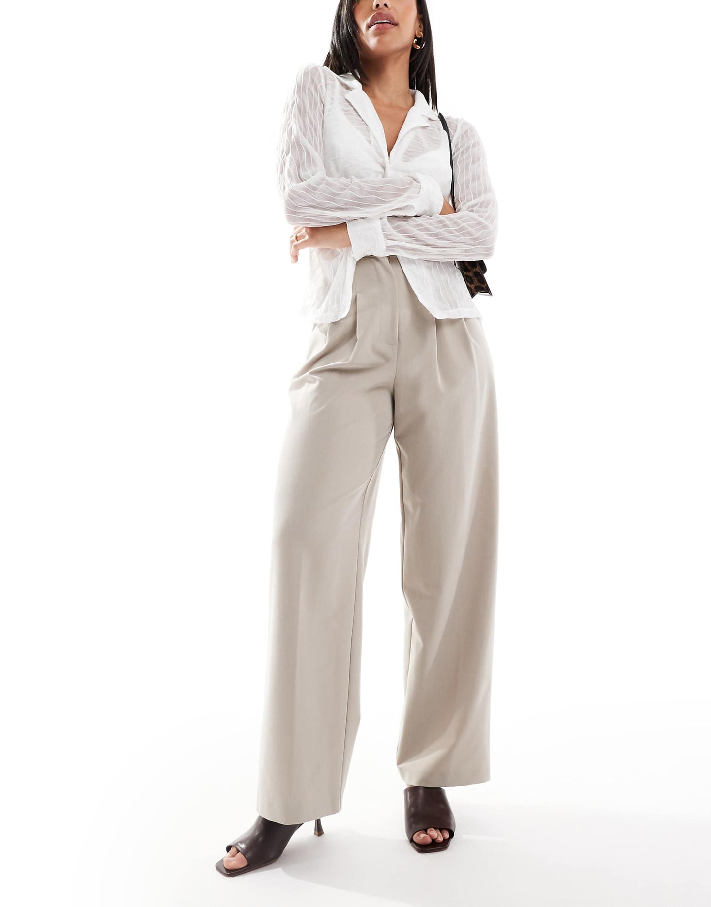 Tailored Fold Over Waistband Trouser