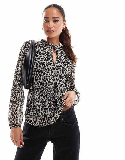 High Neck Blouse