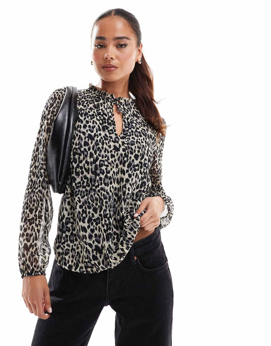 High Neck Blouse
