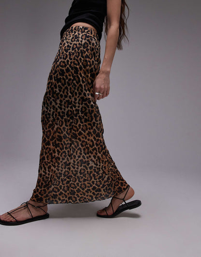 Crinkle Jersey Midaxi Skirt