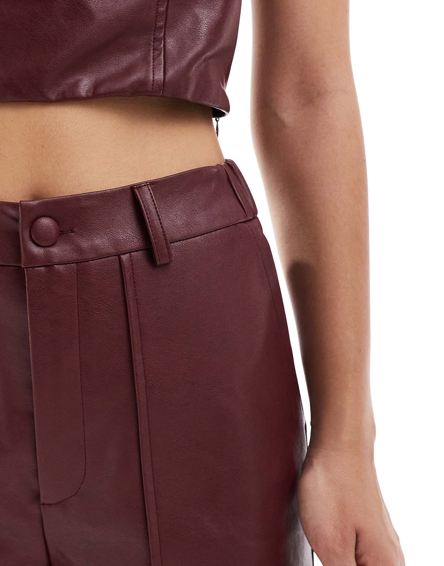 Pu Highwaisted Trousers