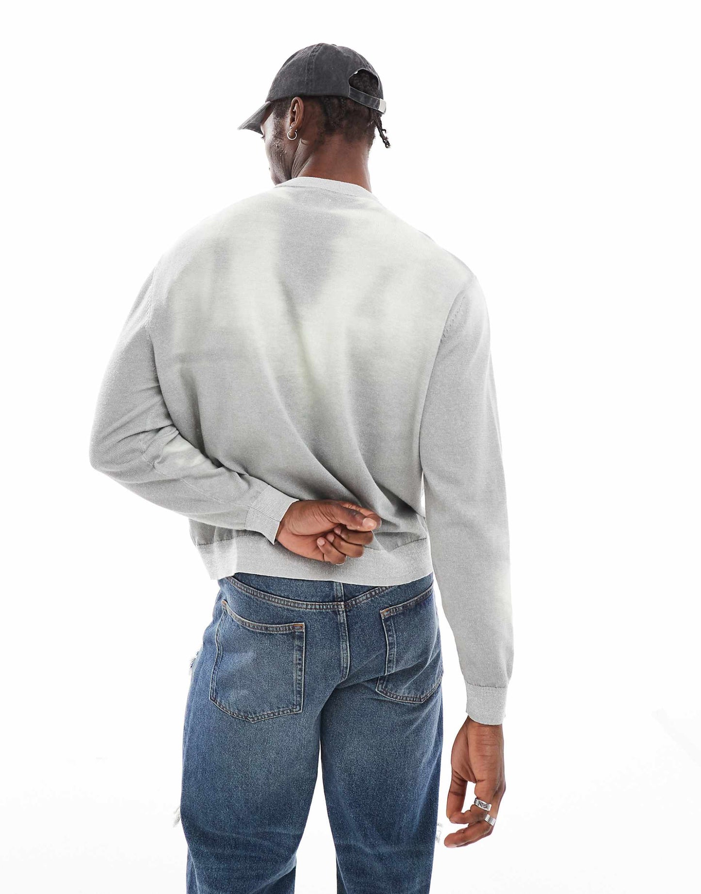 Oversized Boxy Fit Knitted Jumper