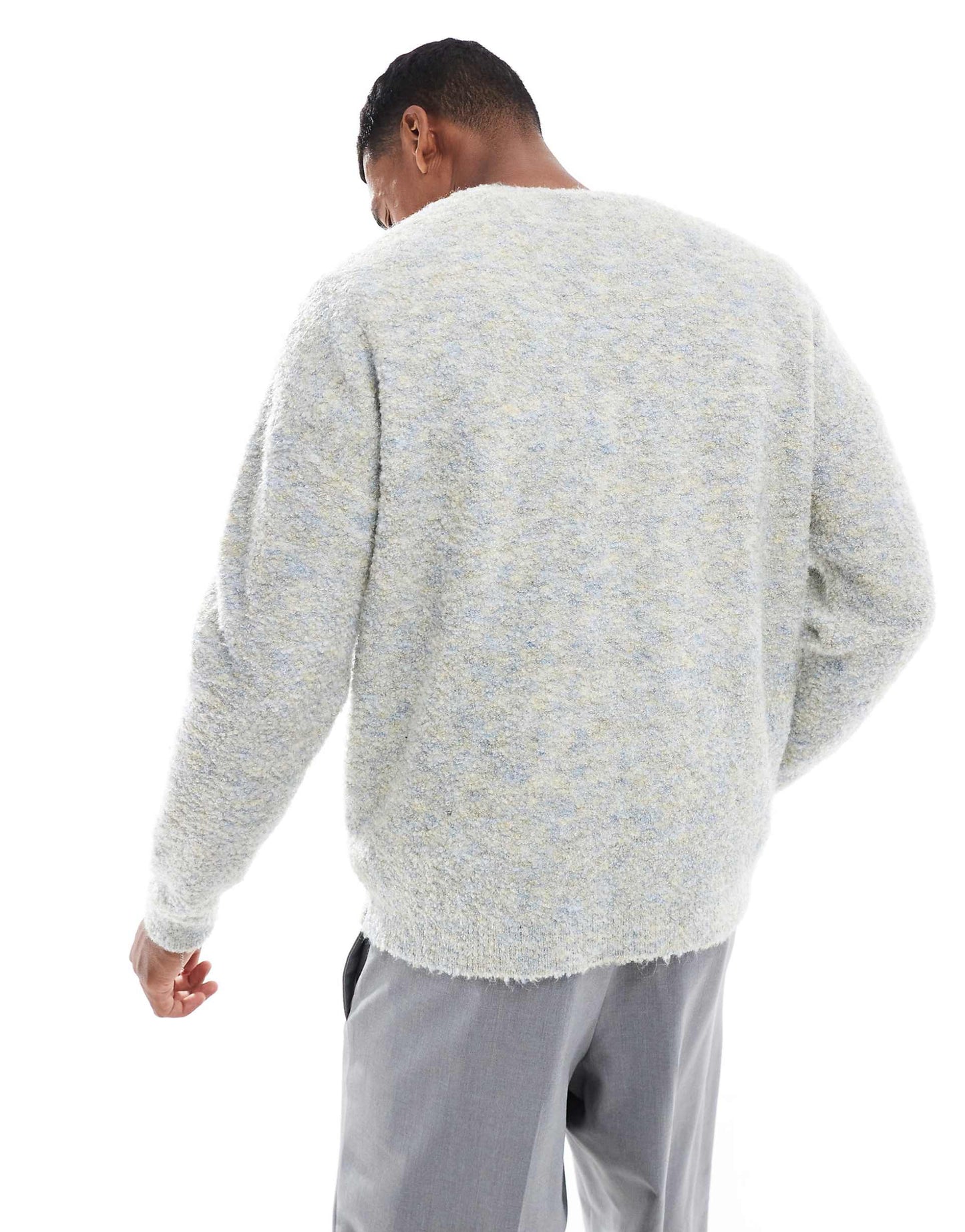 Relaxed Knitted Crew Neck Jumper