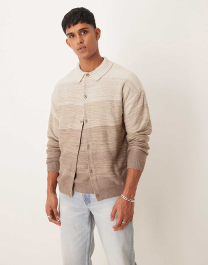 Co-Ord Relaxed Knitted Cardigan