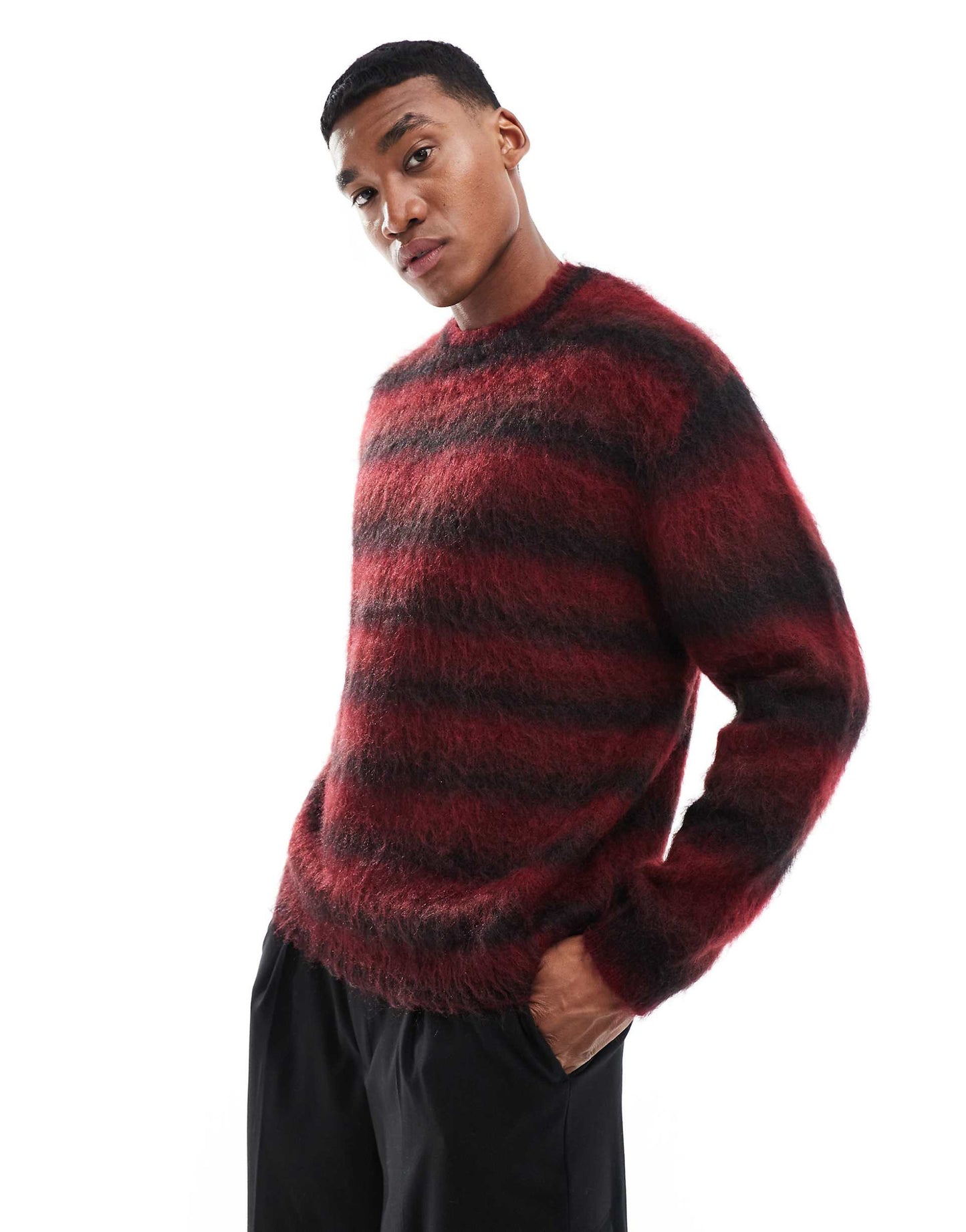 Oversized Knitted Fluffy Jumper