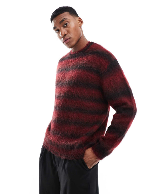 Oversized Knitted Fluffy Jumper