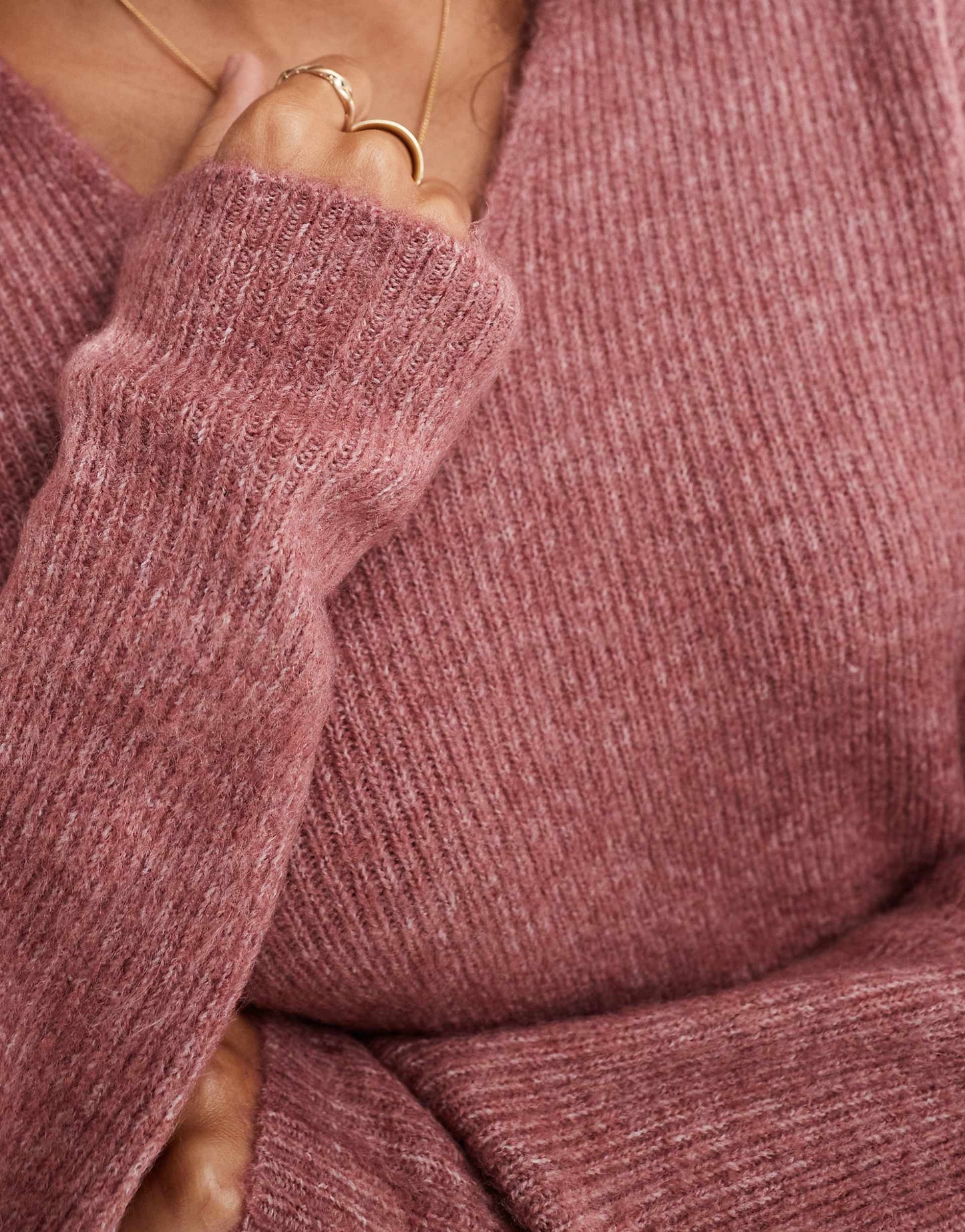 V Neck Slouchy Jumper