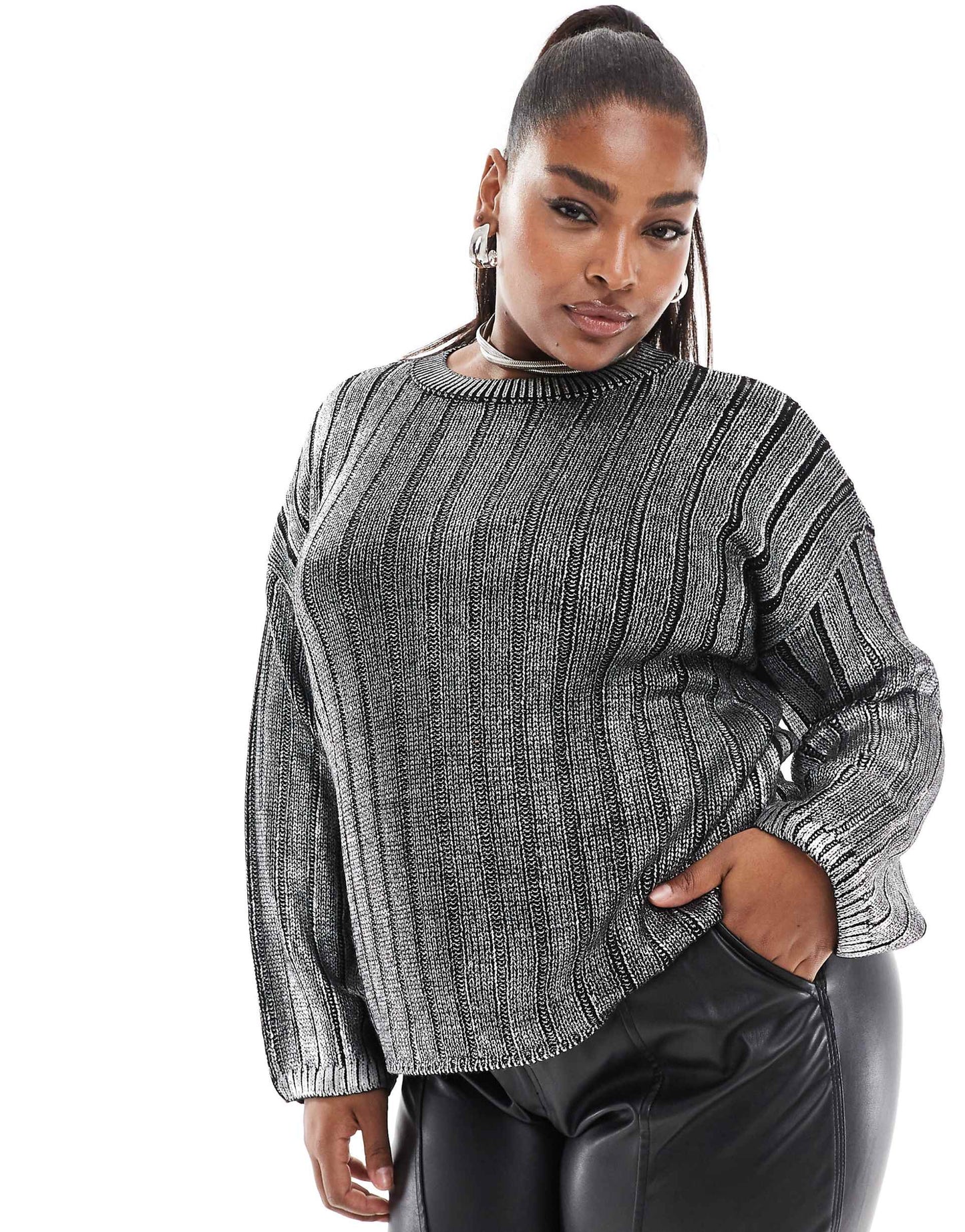 Curve Cropped Cable Jumper