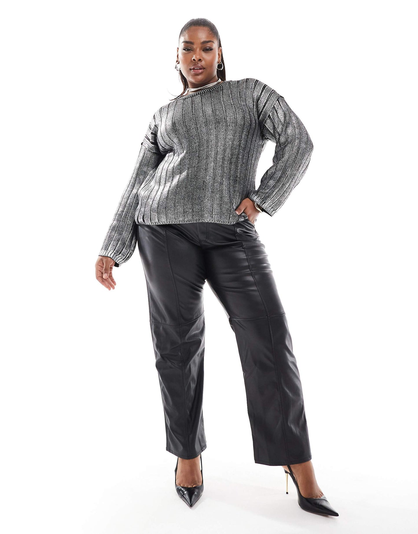 Curve Cropped Cable Jumper