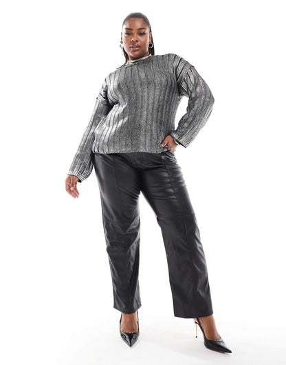 Curve Cropped Cable Jumper