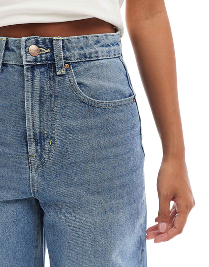 Petite Hope High Waisted Wide Leg Jeans