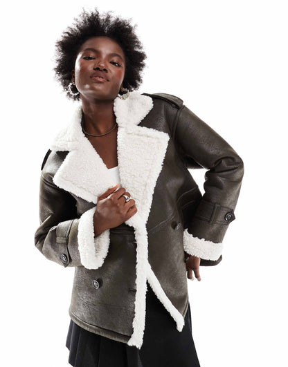 Faux Shearling Jacket