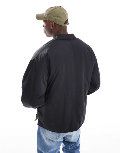 Oversized Nylon Kimino Jacket