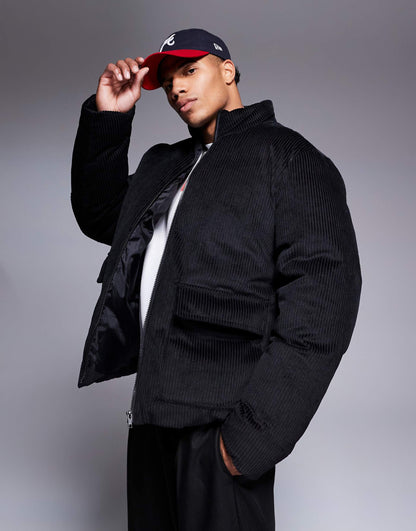 Corduroy Puffer Jacket