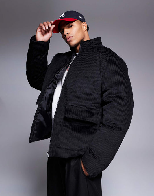 Corduroy Puffer Jacket