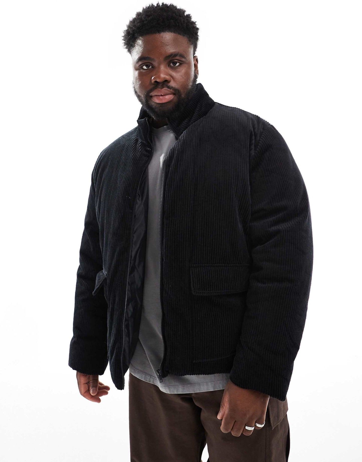 Corduroy Puffer Jacket