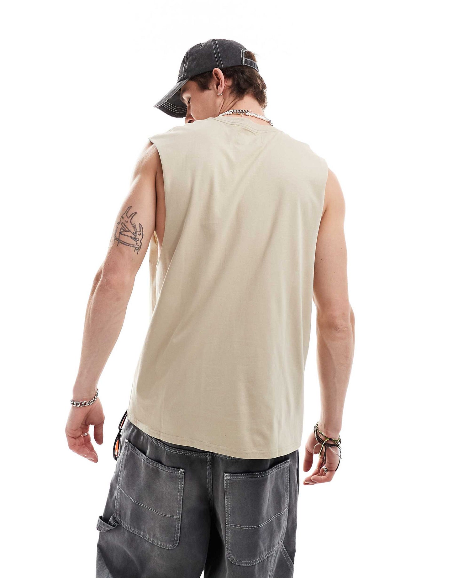 Oversized Heaven Sent Printed Tank