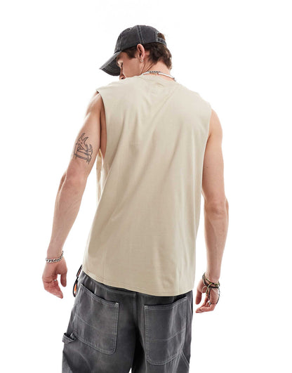Oversized Heaven Sent Printed Tank