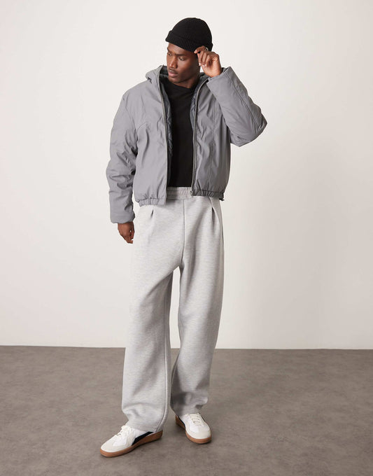 Shower Resistant Rubberised Puffer Jacket