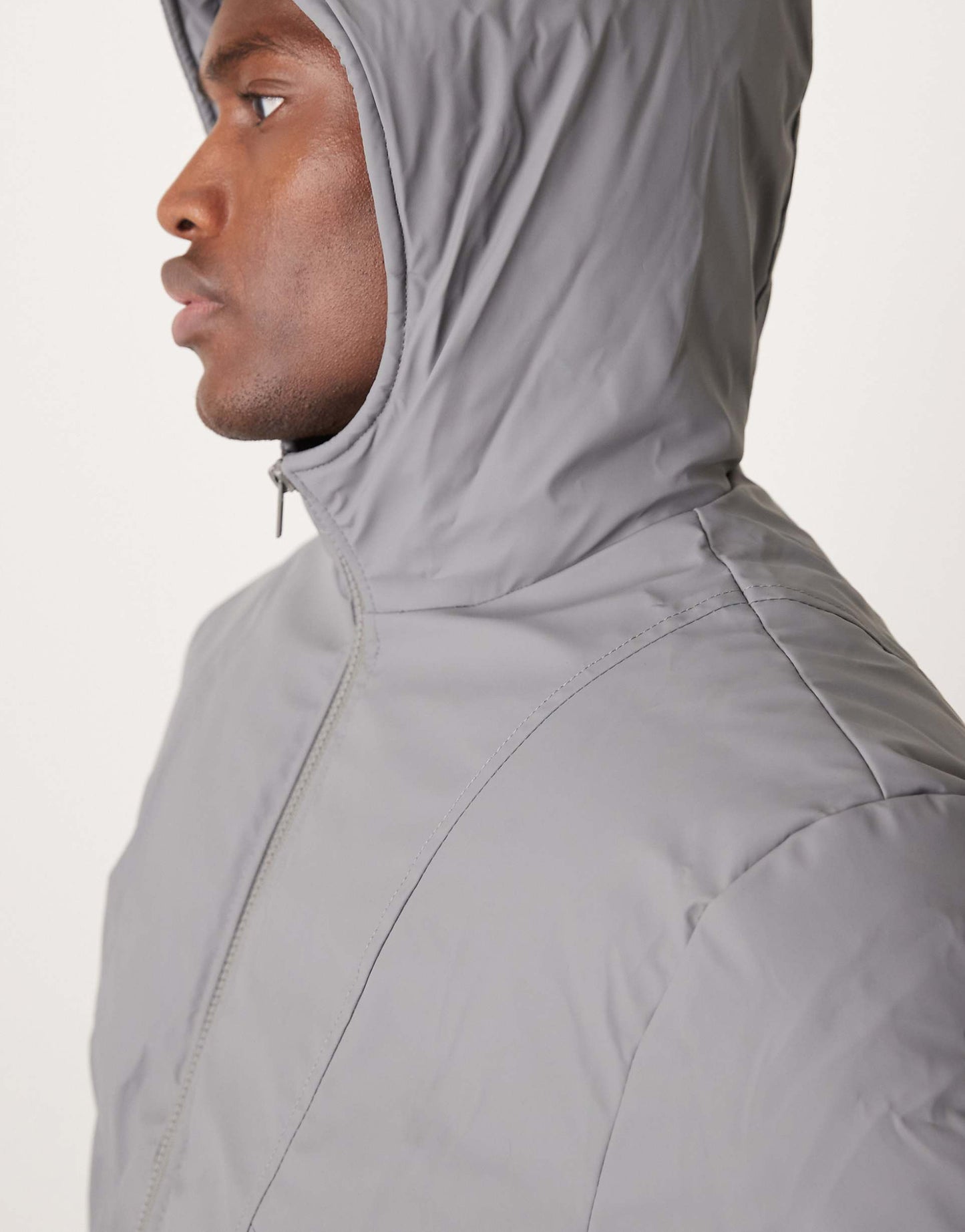 Shower Resistant Rubberised Puffer Jacket