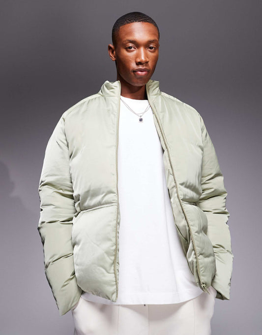 Oversized Utility Puffer Jacket