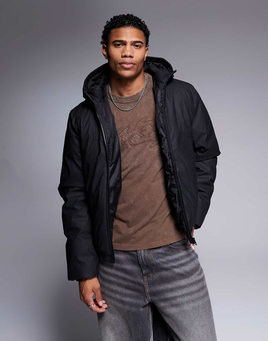 Rubberised Puffer Jacket