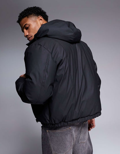 Rubberised Puffer Jacket