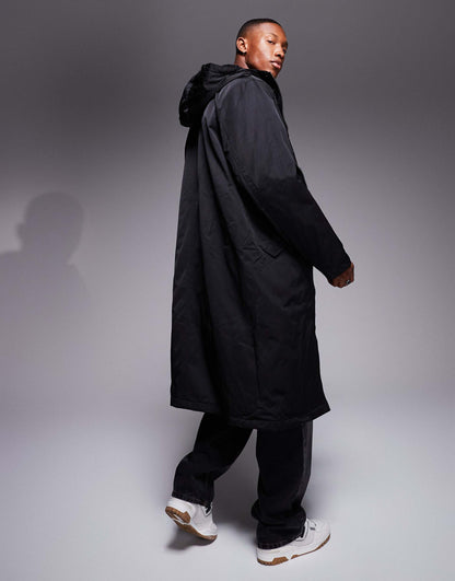 Wadded Longline Parka Jacket