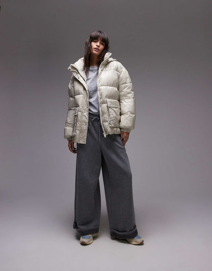 Puffer Bomber Jacket