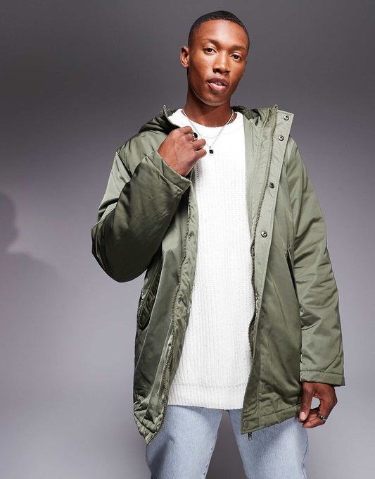 Wadded Borg Lined Parka