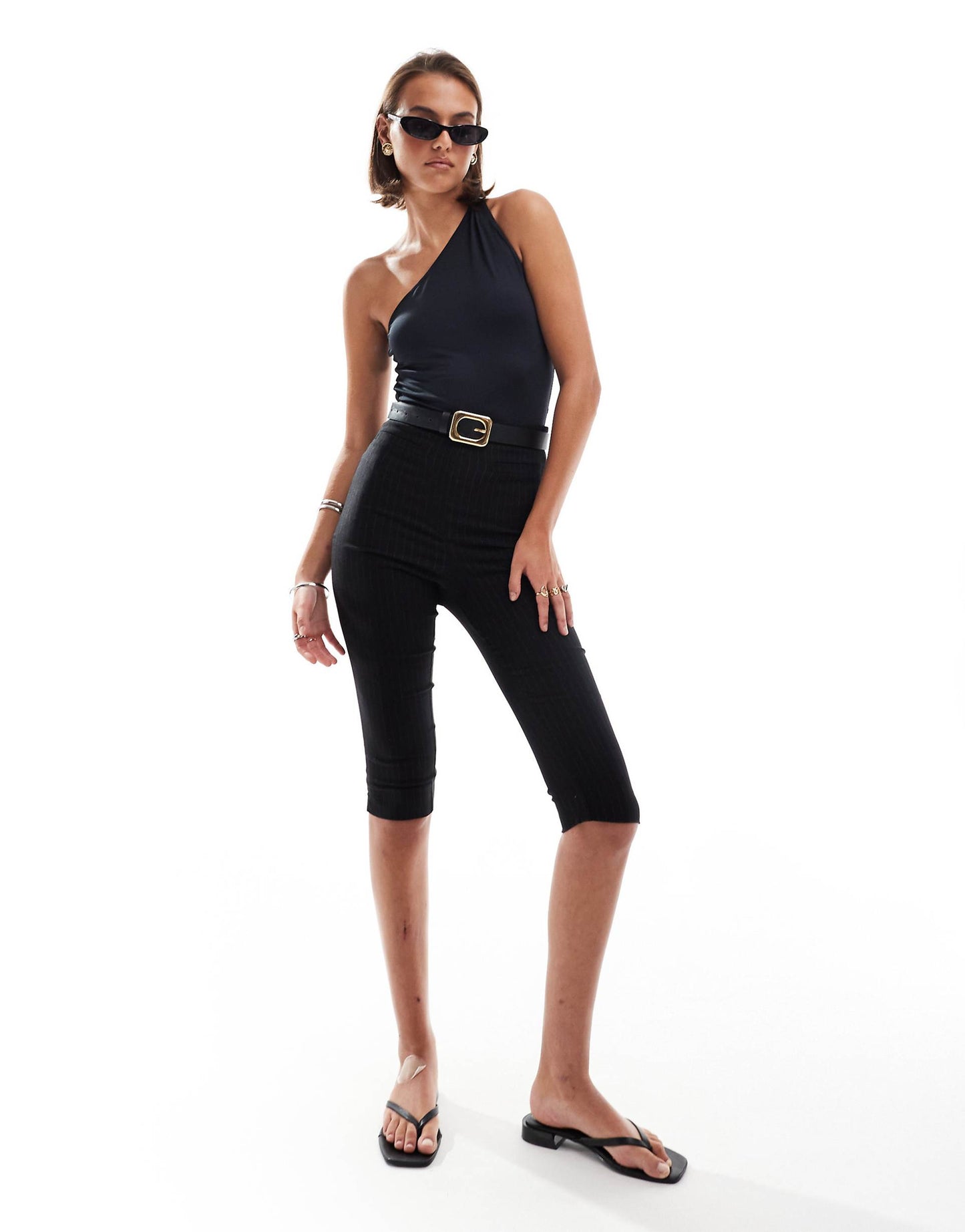 Polyamide One Shoulder Bodysuit