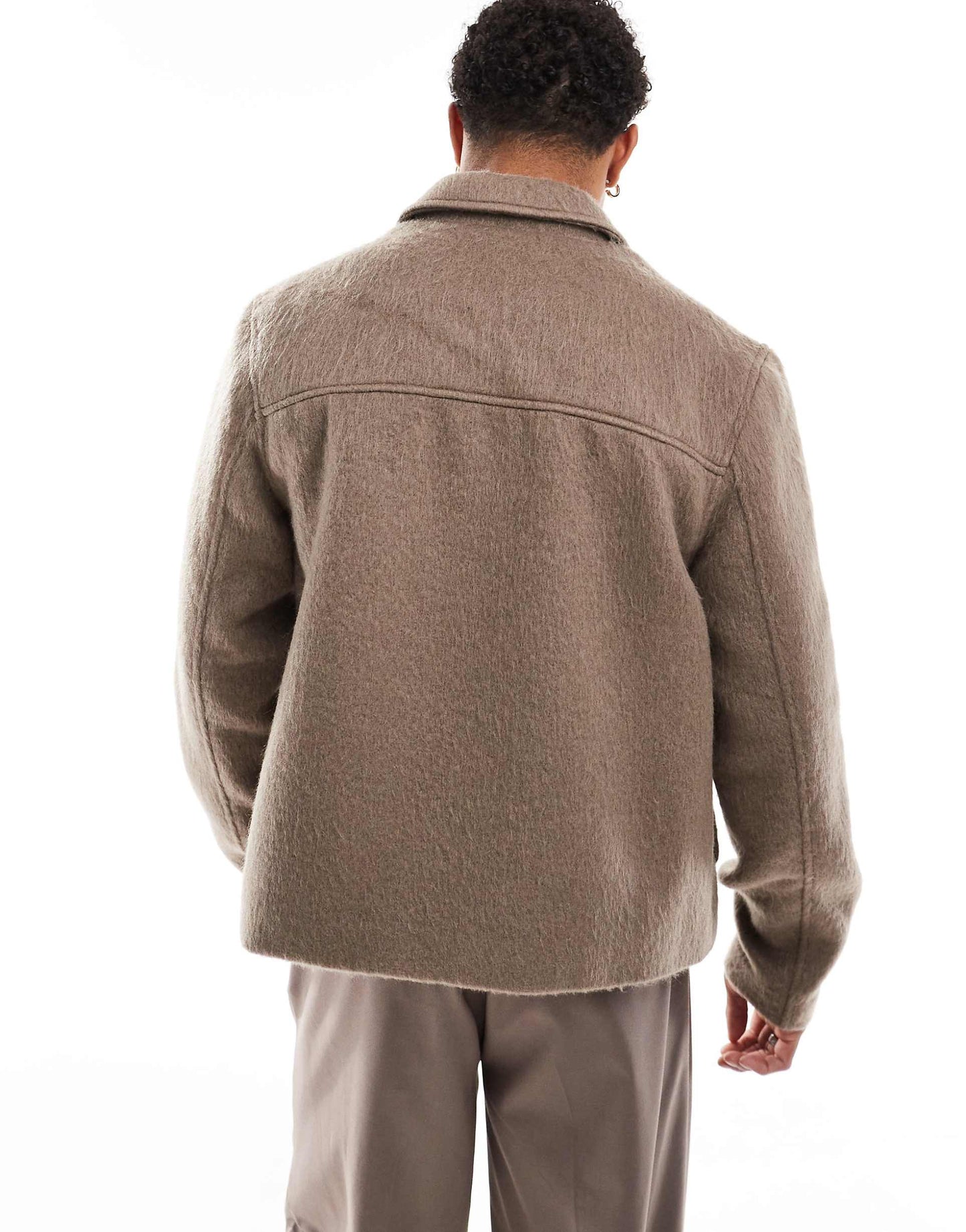 Textured Harrington Jacket