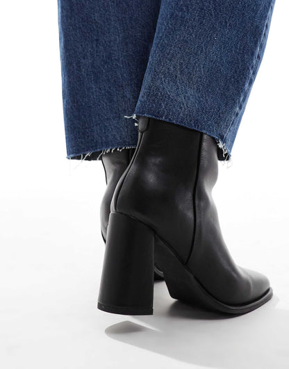 Maddie Block Heel Ankle Boot