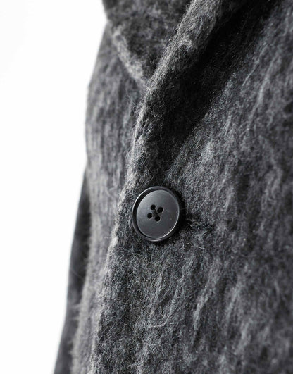 Brushed Wool Look Overcoat