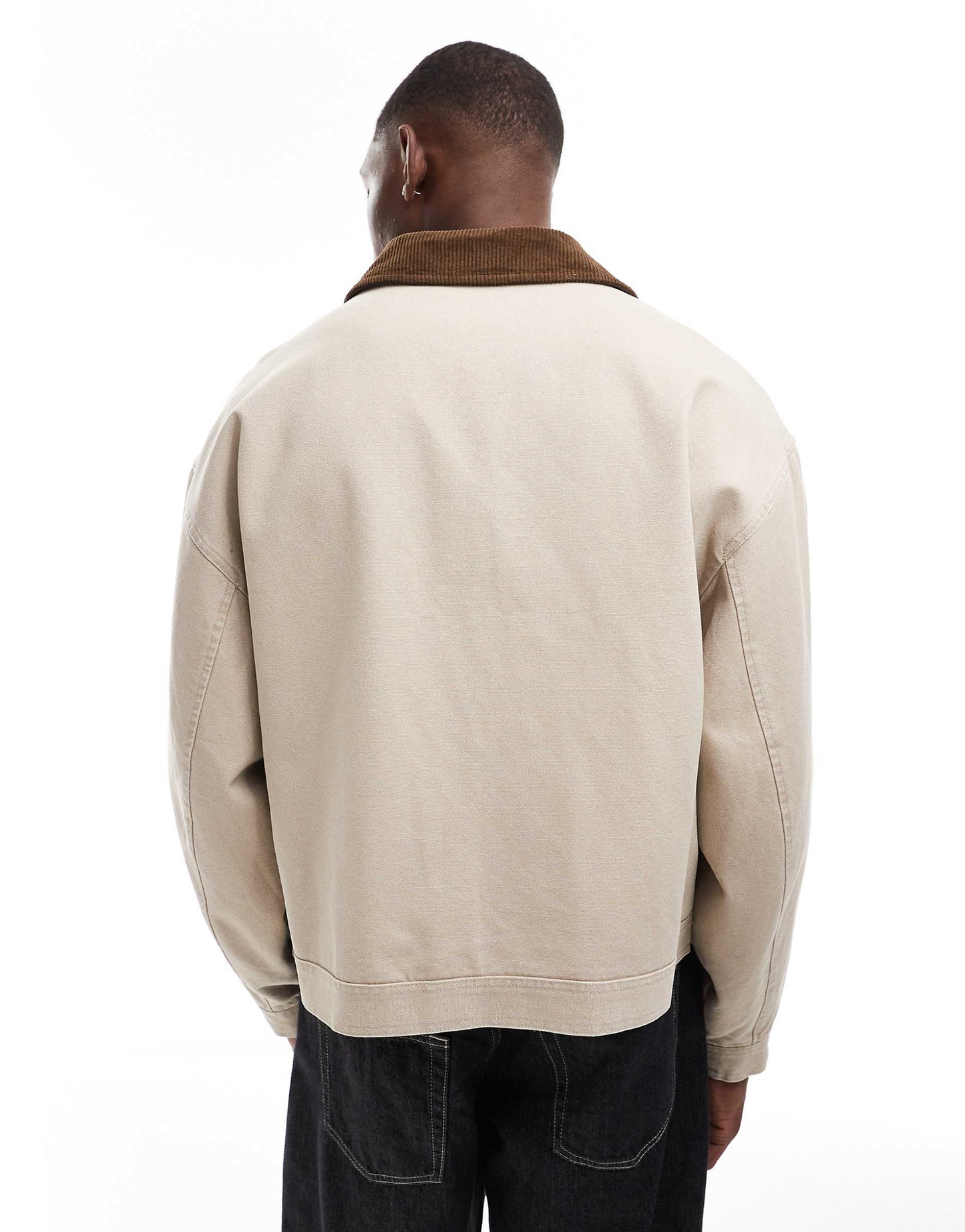 Boxy Oversized Harrington Jacket
