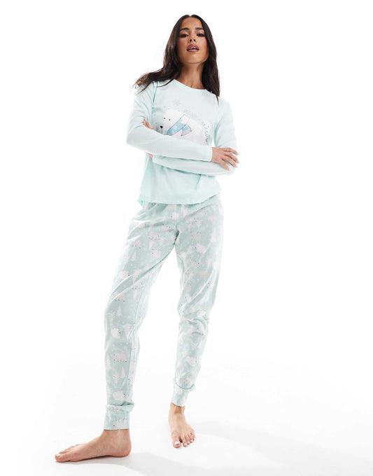 Polar Bear Long Pyjama Set