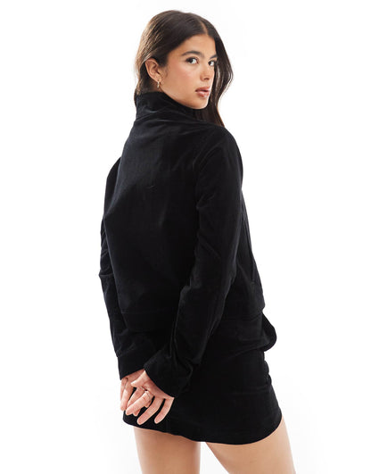 Cord Funnel Neck Jacket Co-Ord