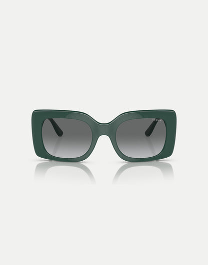 Eyewear  Rectangle Sunglasses With Grey Lens
