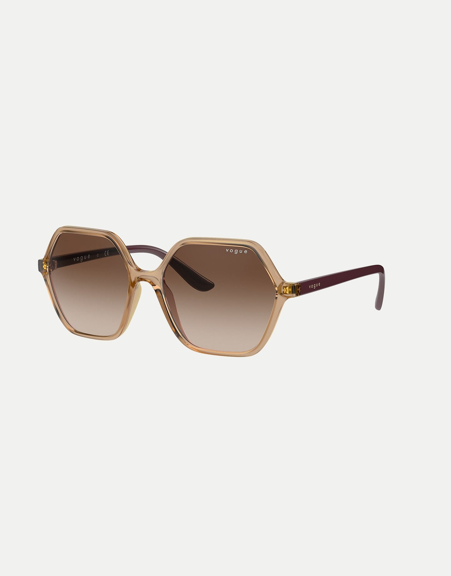 Eyewear Vo5361S Rectangle Sunglasses With Brown Lens
