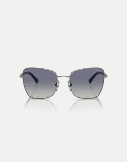 Eyewear Butterfly Sunglasses With Grey Lens