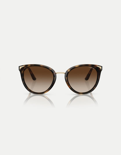 Eyewear Vo5230S Butterfly Sunglasses Iwith Brown Lens