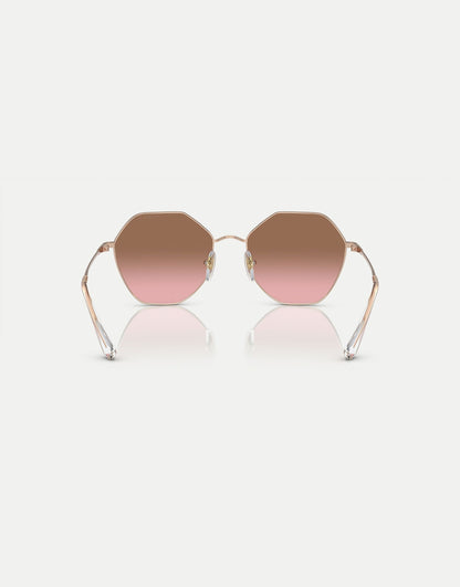 Eyewear Vo4180S Irregular Sunglasses With Pink Lens