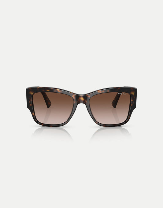 Eyewear Square Sunglasses With Brown Lens