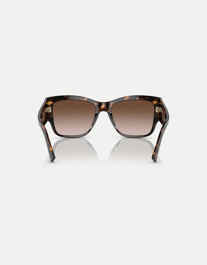 Eyewear Square Sunglasses With Brown Lens