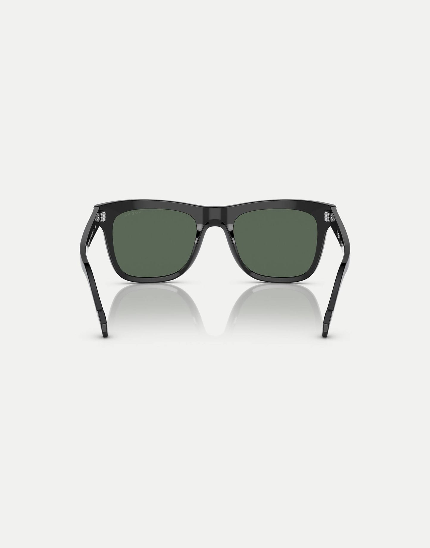 Eyewear Square Sunglasses With Green Lens