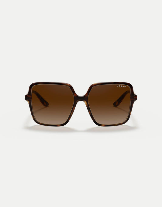 Eyewear Square Sunglasses With Brown Lens