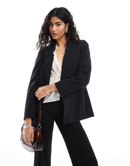 Relaxed Fit Essential Blazer