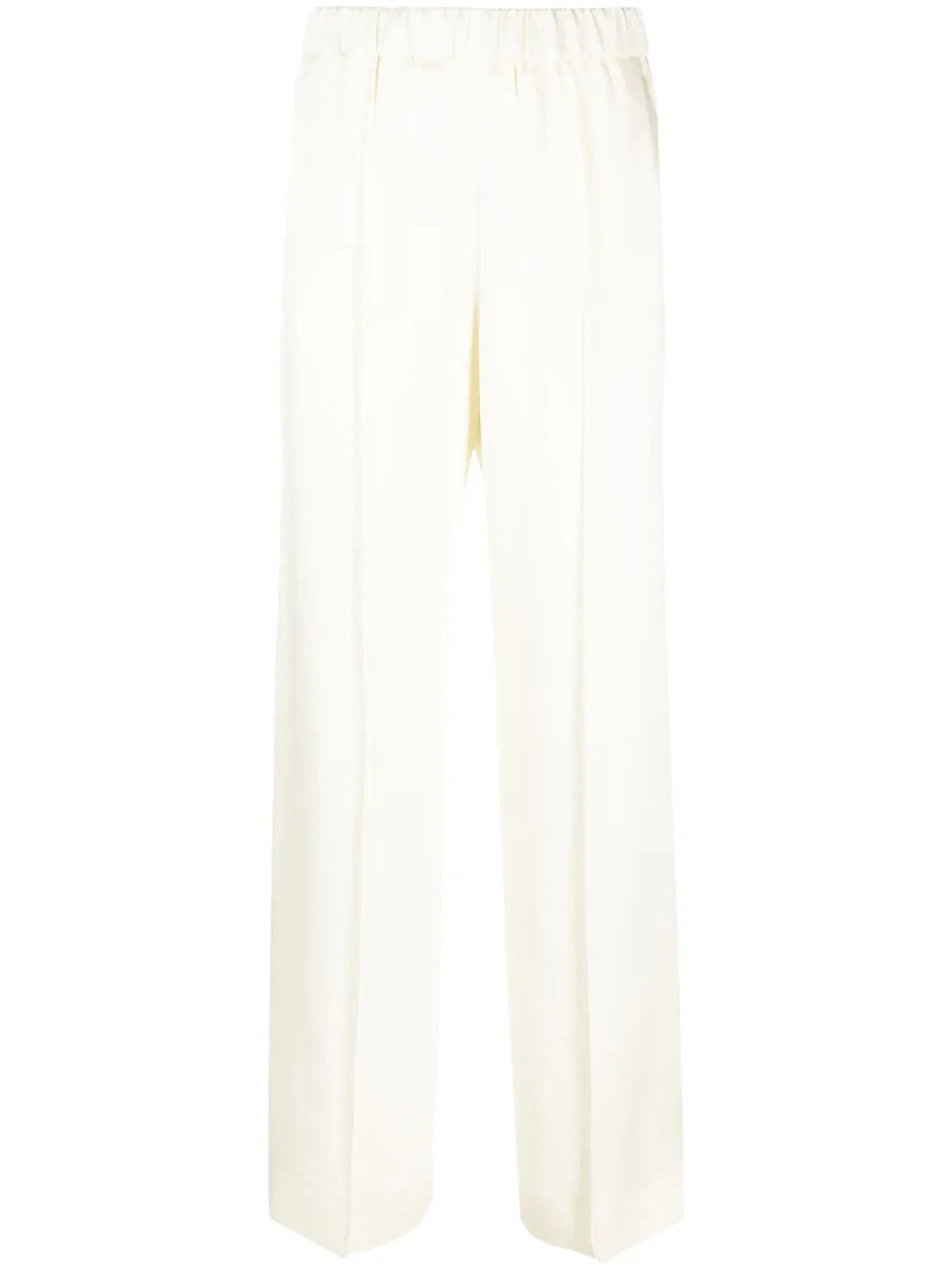 Pressed-Crease Straight-Leg Trousers