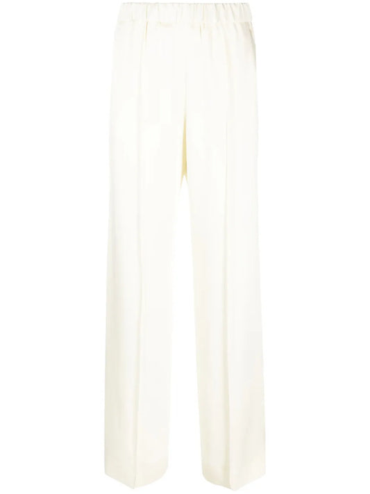 Pressed-Crease Straight-Leg Trousers